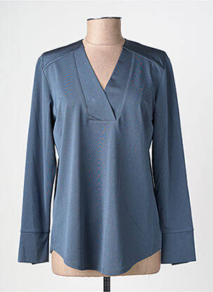 Blouse manches longues manches longues vert GEVANA femme