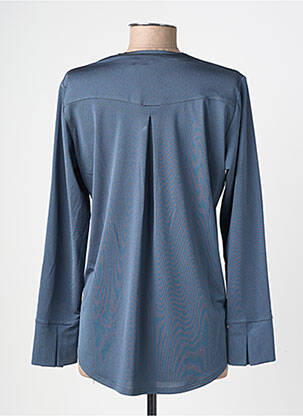 Blouse manches longues manches longues vert GEVANA femme