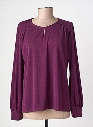 T-shirt manches longues manches longues violet GEVANA femme