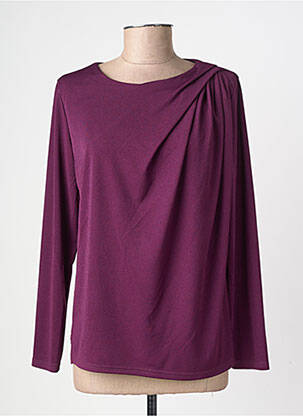 T-shirt manches longues manches longues violet GEVANA femme