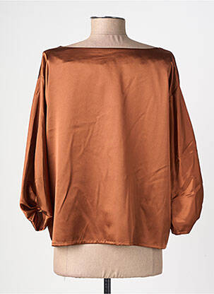 Top manches longues manches longues orange GEVANA femme