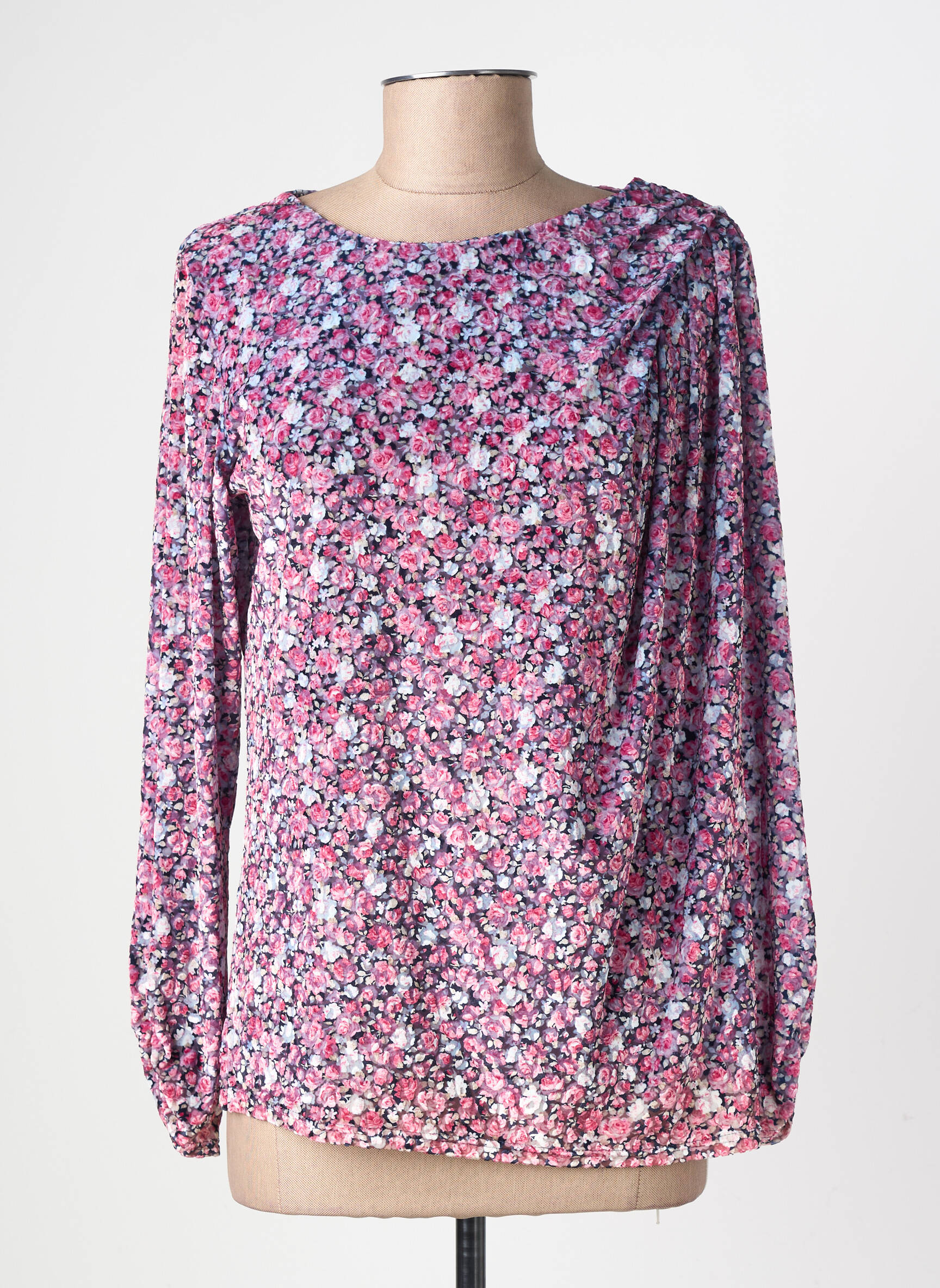T-shirt manches longues manches longues rose GEVANA femme