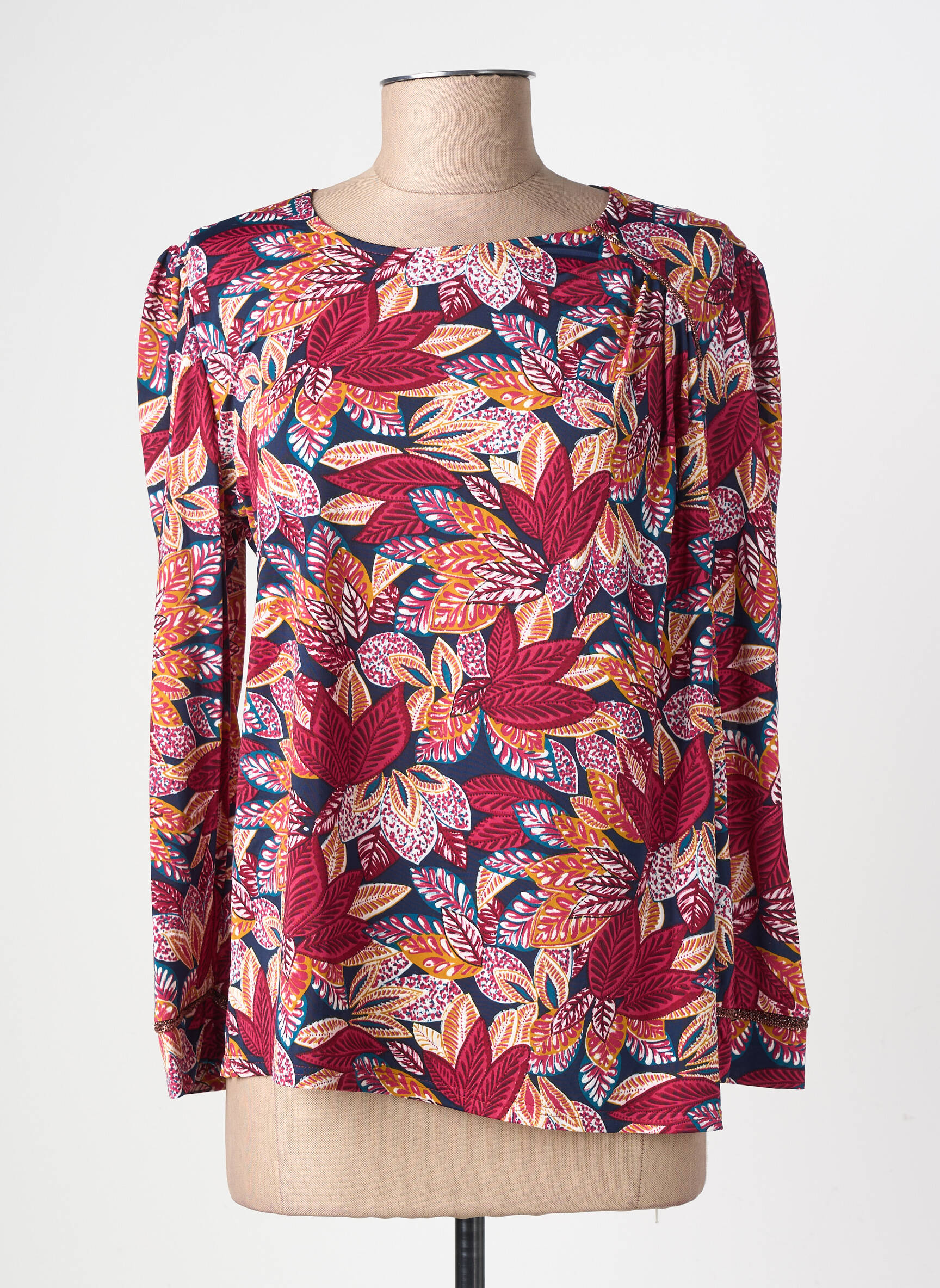 Top manches longues manches longues orange GEVANA femme