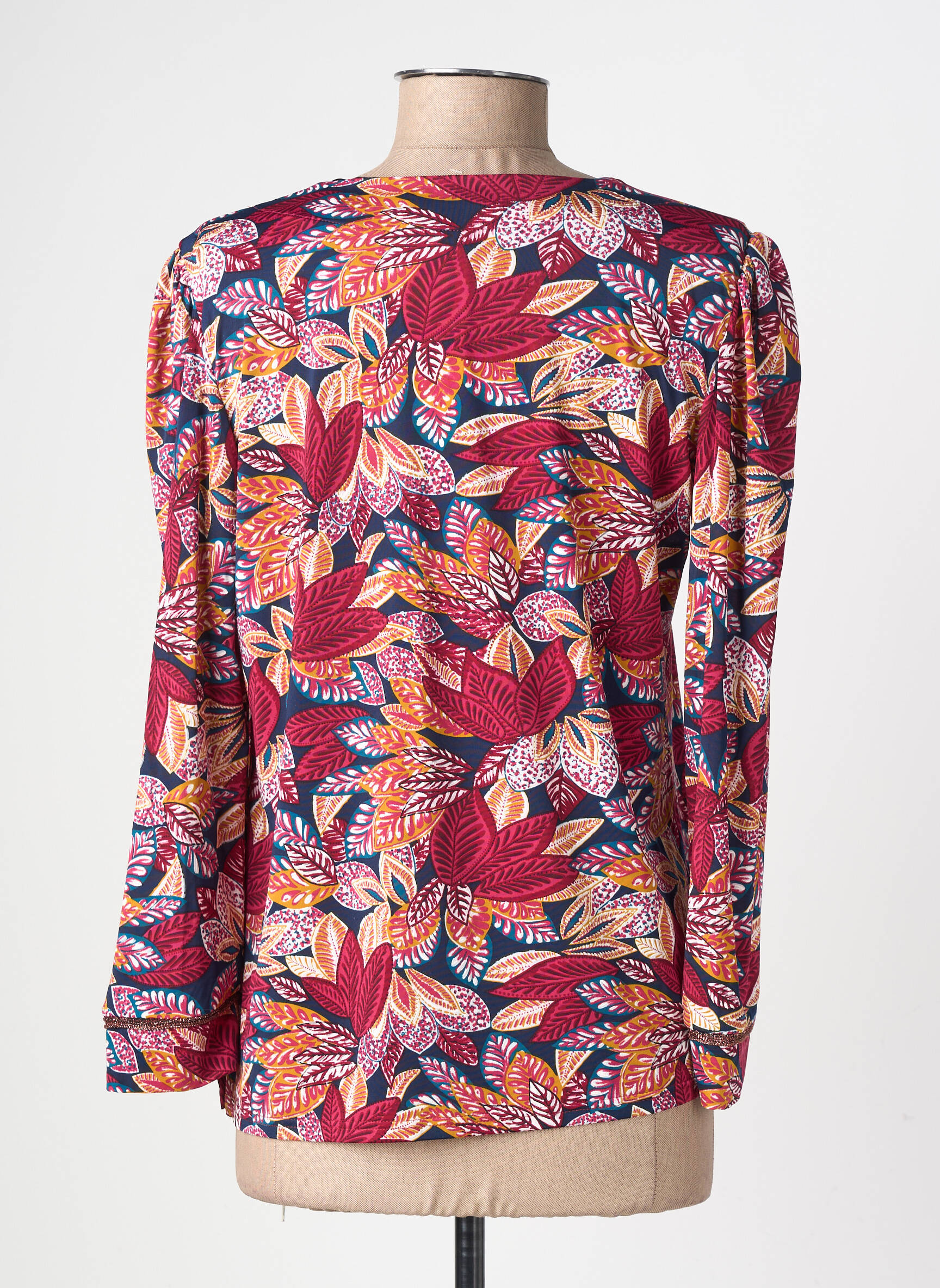 Top manches longues manches longues orange GEVANA femme