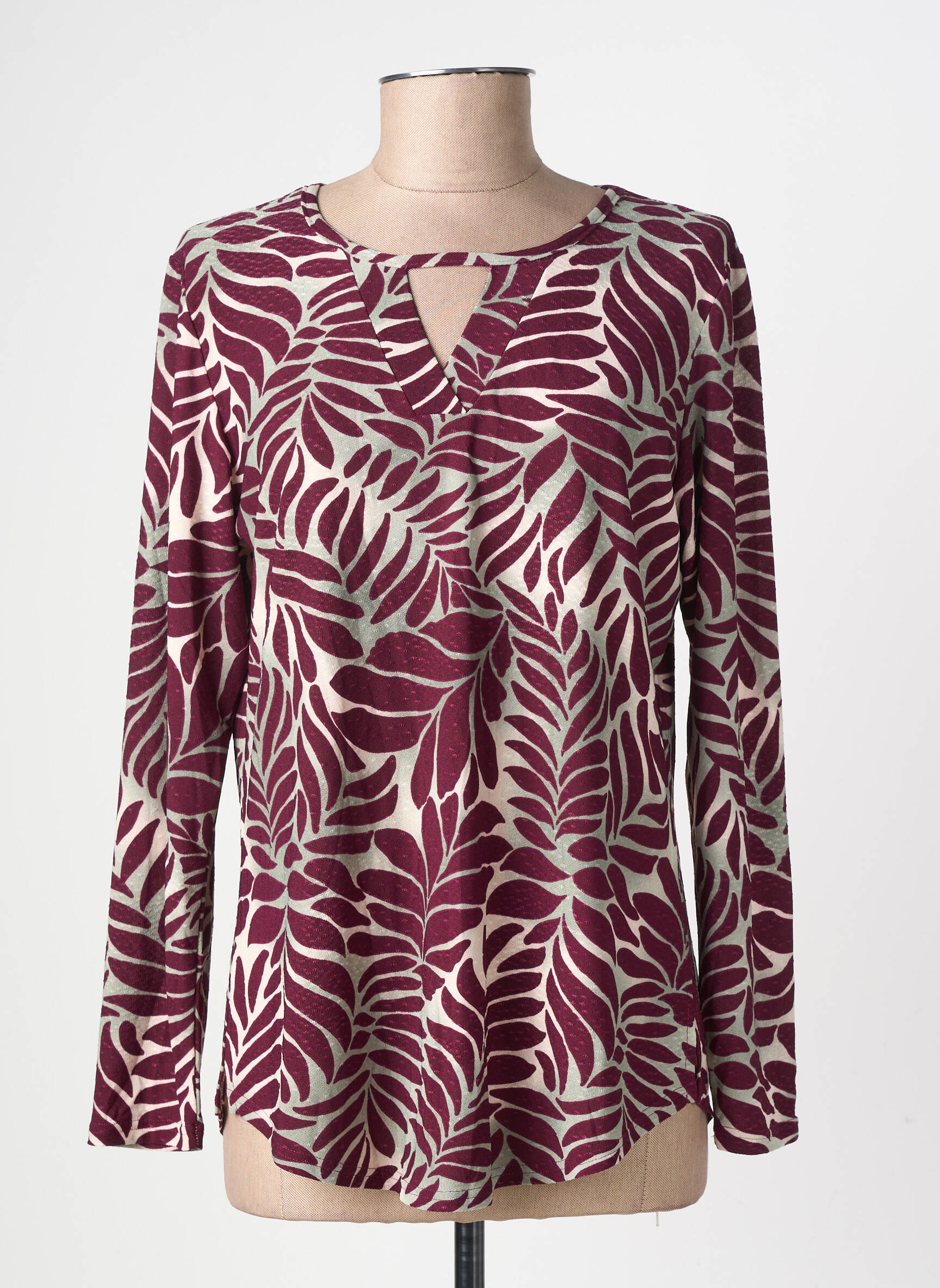 Top manches longues manches longues violet GEVANA femme