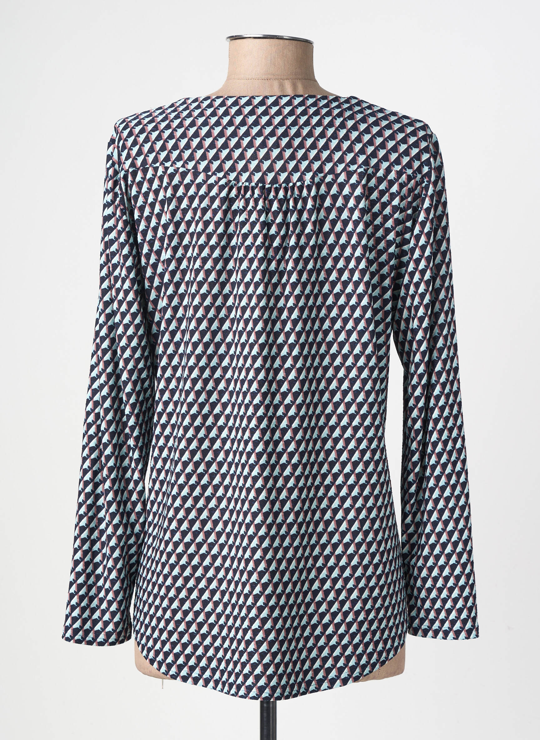 Top manches longues manches longues bleu GEVANA femme