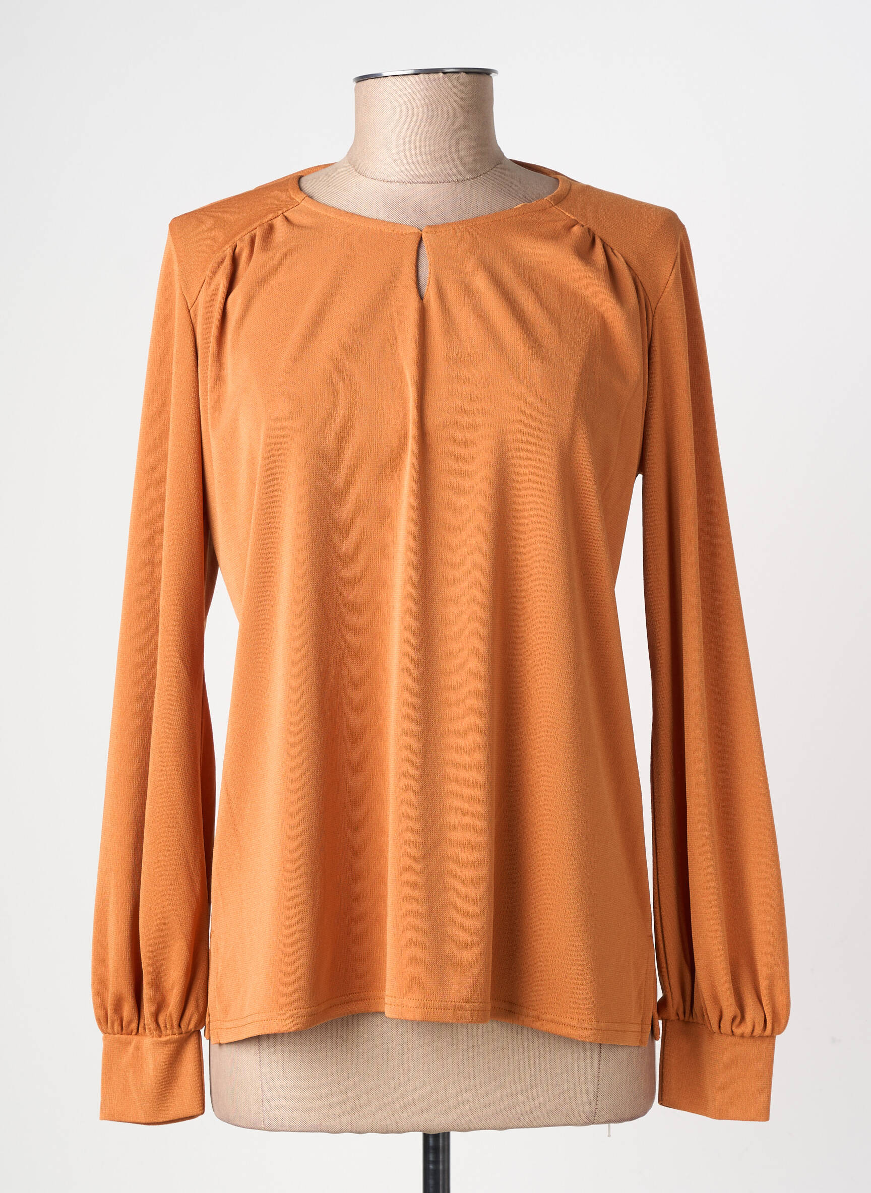 T-shirt manches longues manches longues jaune GEVANA femme