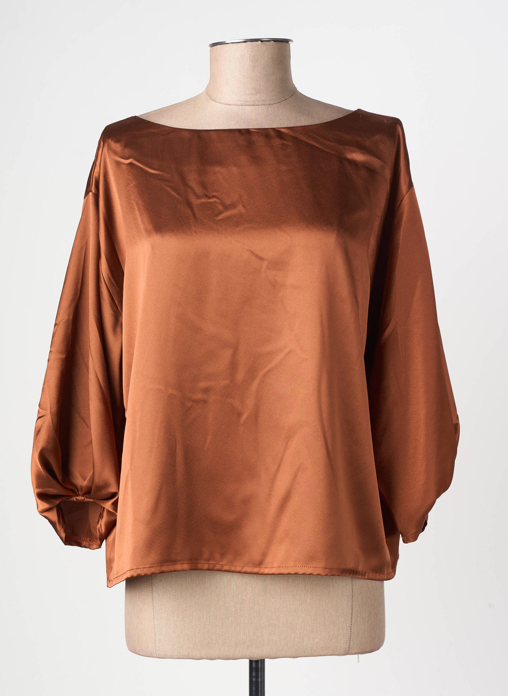Top manches longues manches longues orange GEVANA femme