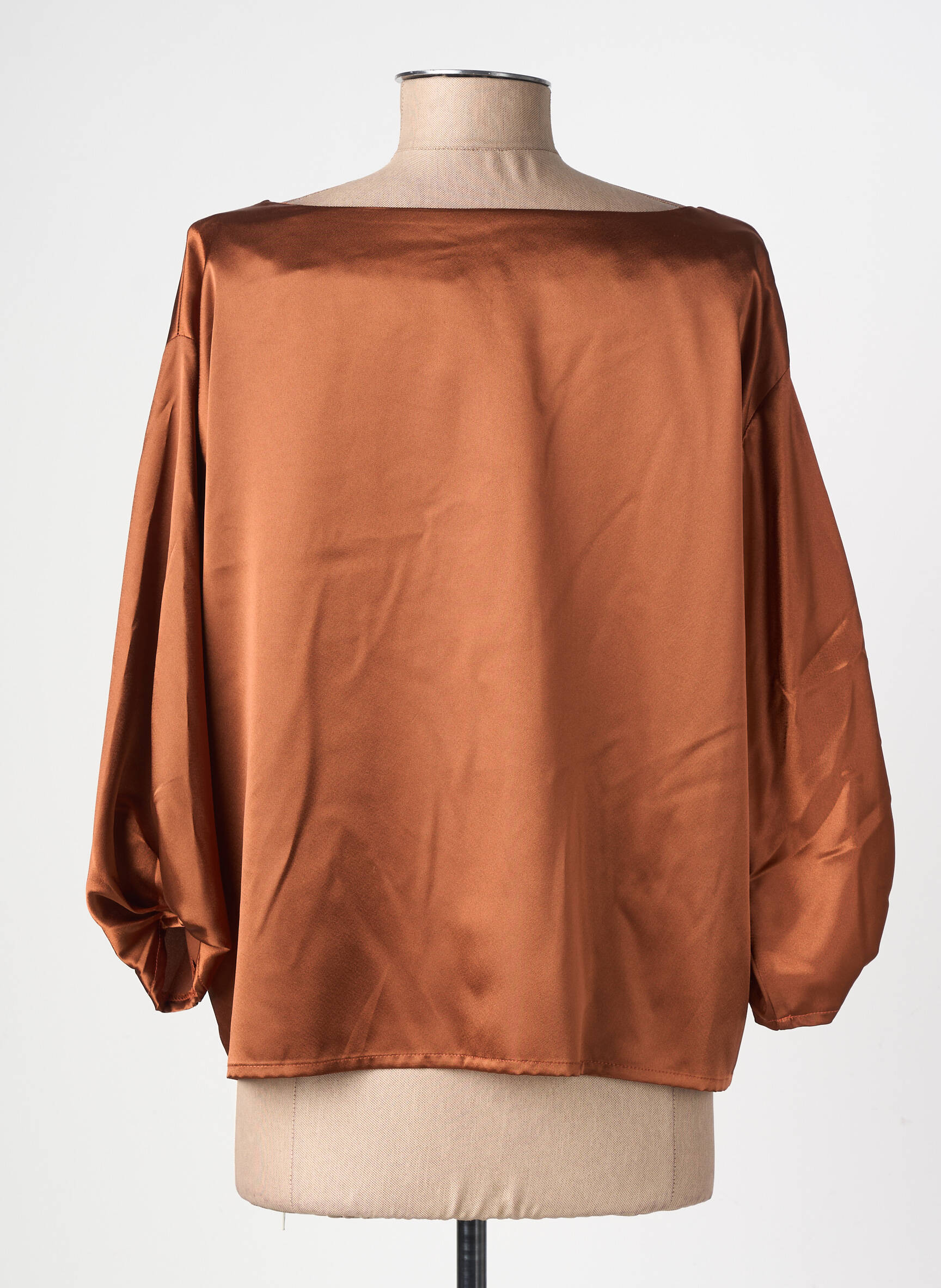 Top manches longues manches longues orange GEVANA femme