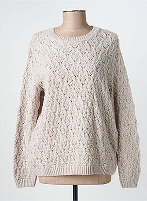 Pull stretch manches longues gris GEVANA femme