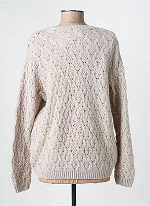 Pull stretch manches longues gris GEVANA femme