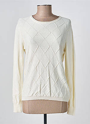 Pull stretch manches longues beige GEVANA femme