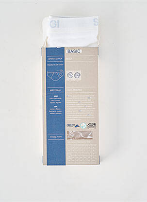 Boxer stretch blanc SLOGGI homme