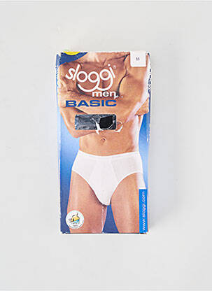 Slip stretch noir SLOGGI homme