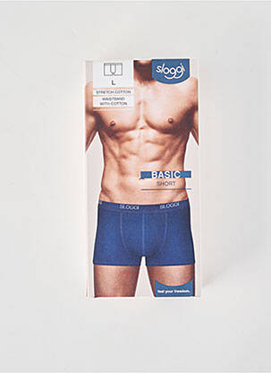 Boxer stretch bleu SLOGGI homme