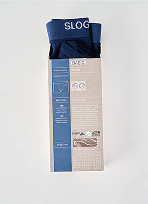 Boxer stretch bleu SLOGGI homme