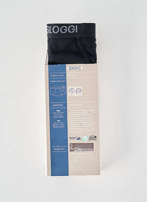 Boxer stretch noir SLOGGI homme