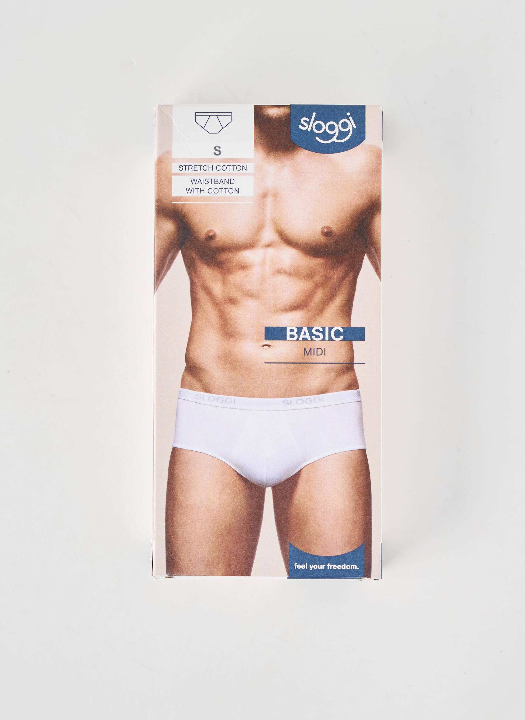 Boxer stretch blanc SLOGGI homme
