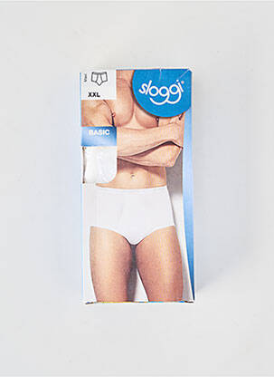 Boxer stretch blanc SLOGGI homme