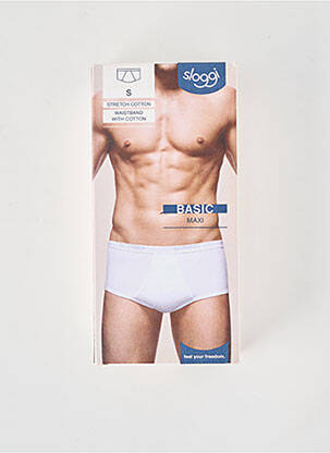 Boxer stretch blanc SLOGGI homme