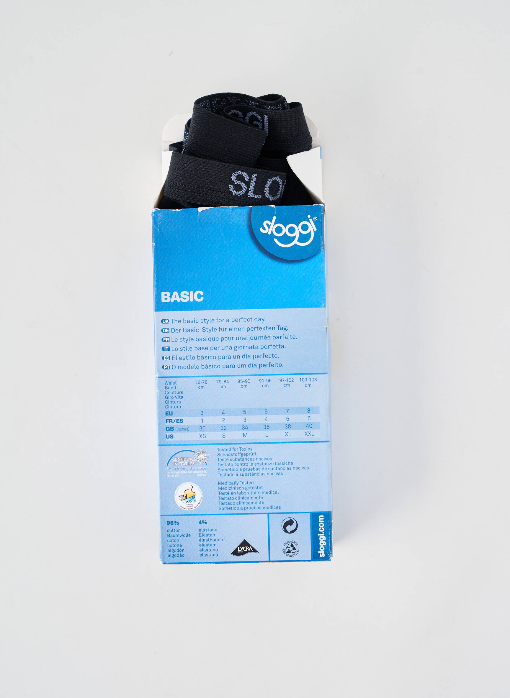 Boxer stretch noir SLOGGI homme