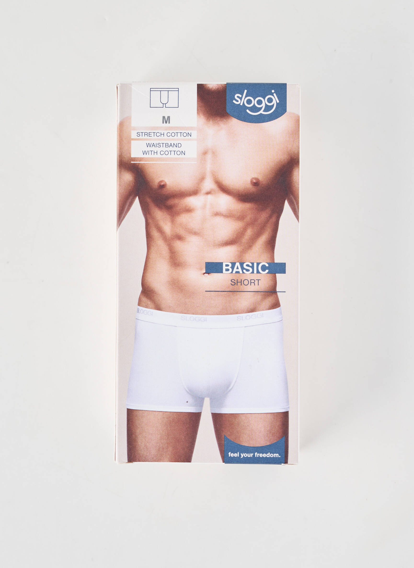 Boxer stretch blanc SLOGGI homme