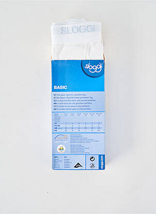 Boxer stretch blanc SLOGGI homme