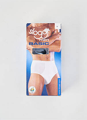 Slip stretch noir SLOGGI homme