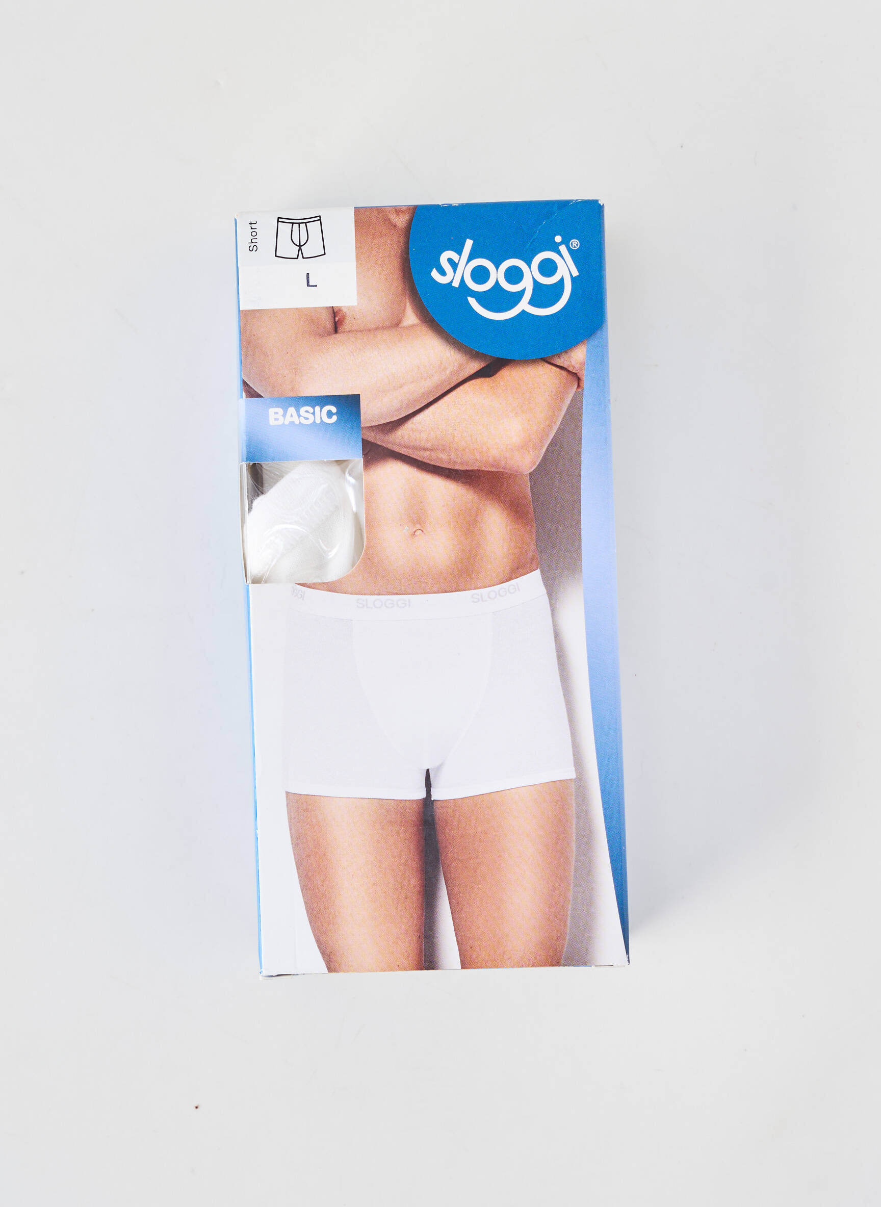 Boxer stretch blanc SLOGGI homme