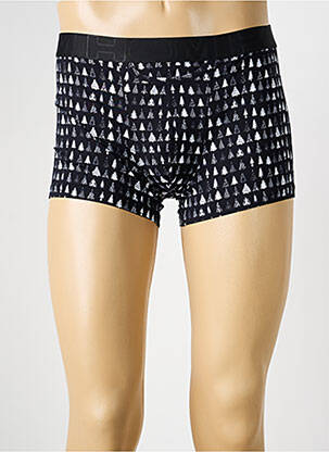 Boxer imprimé fantaisie noir HOM homme