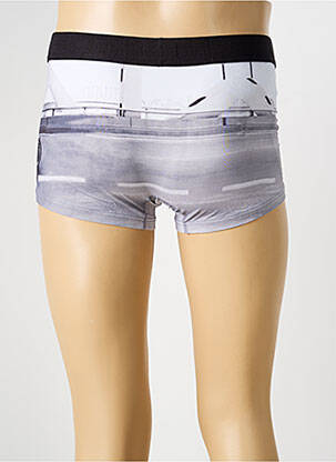 Boxer imprimé fantaisie gris HOM homme