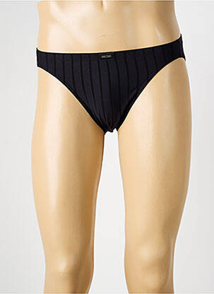 Slip imprimé rayures noir HOM homme