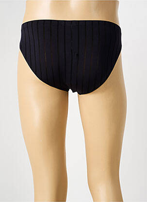 Slip imprimé rayures noir HOM homme