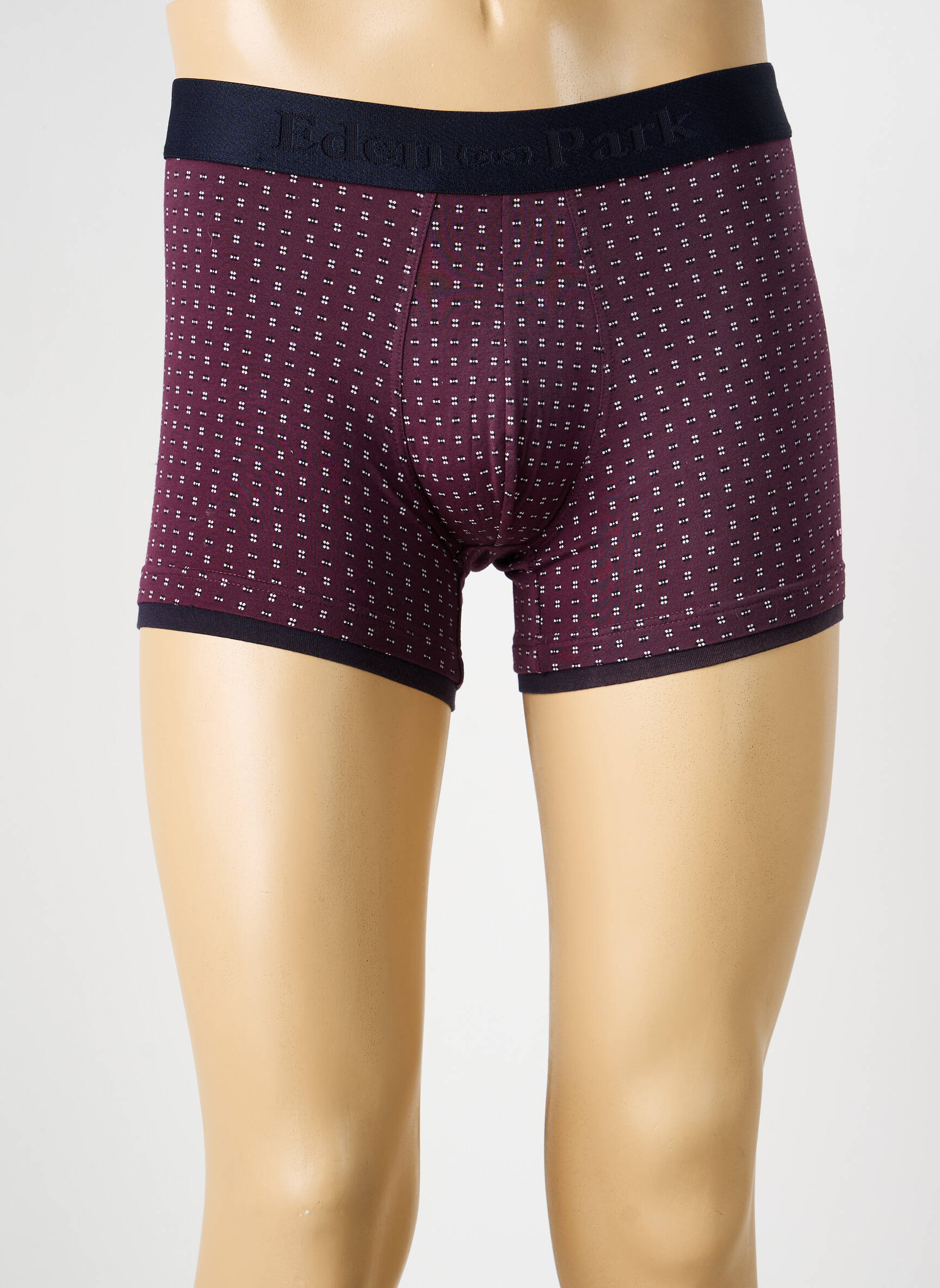 Boxer imprimé pois rouge EDEN PARK homme