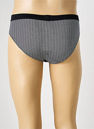 Slip imprimé géométrique noir HOM homme