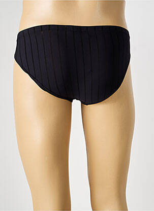 Slip imprimé rayures noir HOM homme