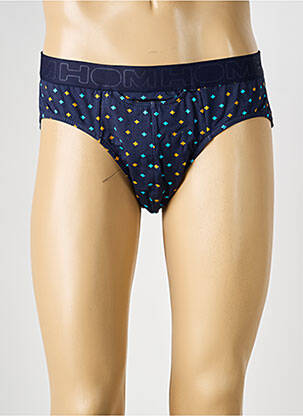 Slip imprimé fantaisie bleu HOM homme