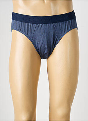 Slip tissage chiné bleu HOM homme