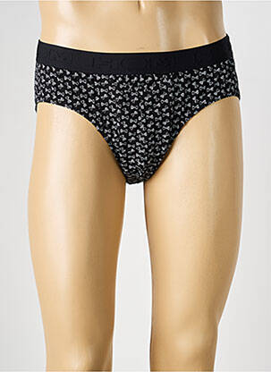Slip imprimé fantaisie noir HOM homme