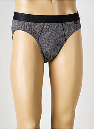 Slip imprimé géométrique noir HOM homme