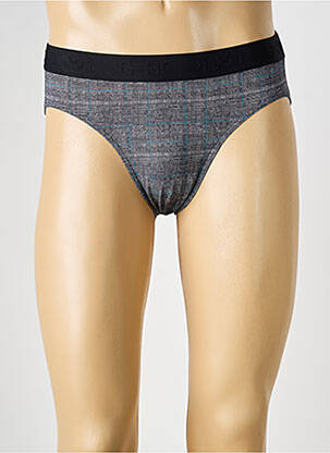 Slip imprimé fantaisie gris HOM homme