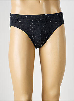 Slip imprimé fantaisie noir HOM homme