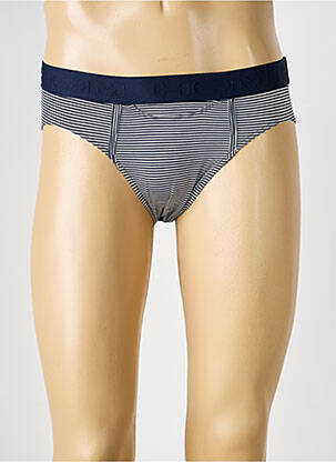 Slip imprimé rayures noir HOM homme