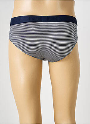 Slip imprimé rayures noir HOM homme