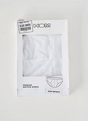 Slip stretch blanc HOM homme