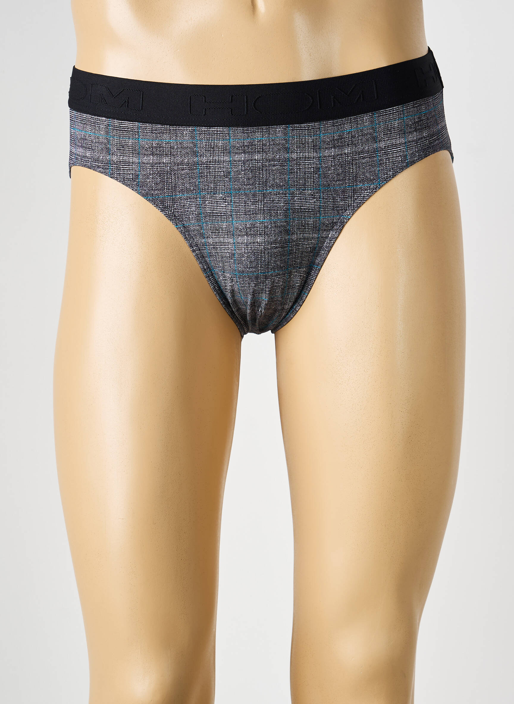 Slip imprimé fantaisie gris HOM homme