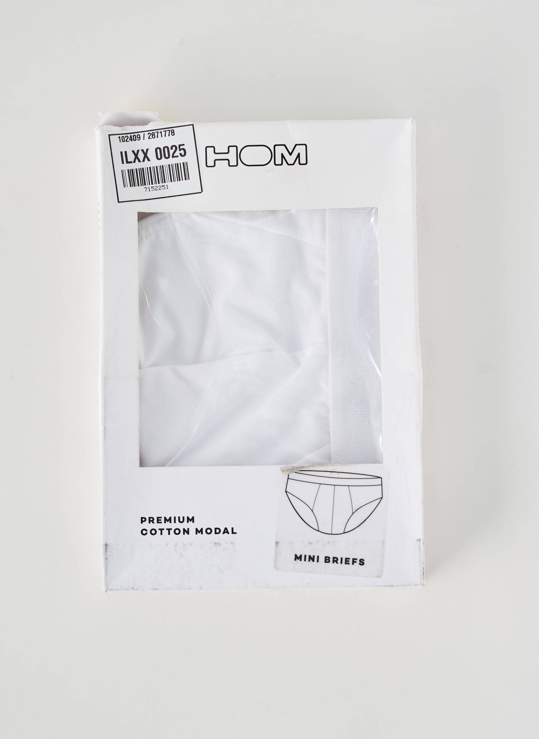 Slip stretch blanc HOM homme