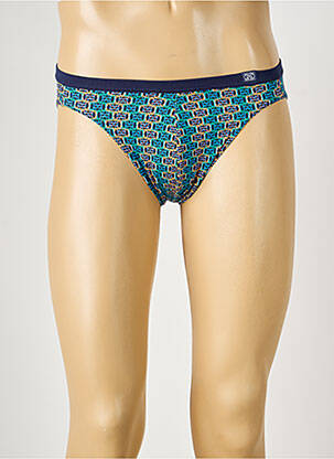 Slip imprimé fantaisie bleu HOM homme