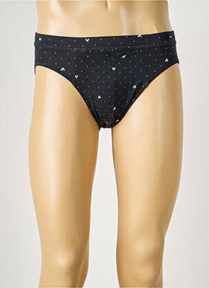 Slip imprimé fantaisie noir HOM homme