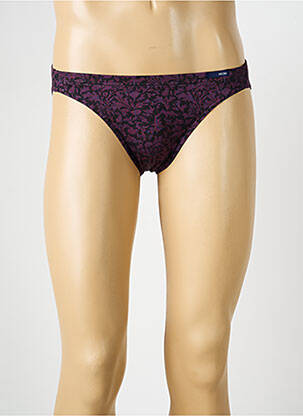 Slip imprimé fantaisie violet HOM homme